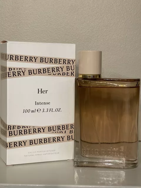 Burberry Her Intense Perfume Eau De Parfum Spray 3.3 oz RARE~