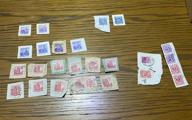 Alte Sammlung Briefmarken aus Nachlass Österreich Republik