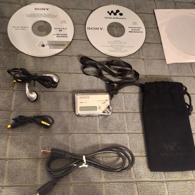 Baladeur Sony Walkman NW-E55 – Argenté, Lecteur MP3 (occasion, Fonctionnel)