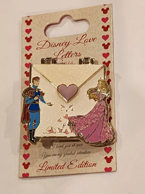 Disney Trading Pins Aurora and Prince Phillip - Love Letter Le 3000