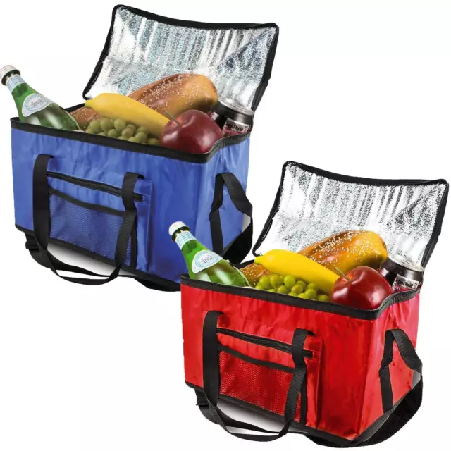 Extra Large 26 Litre 60 Can Insulated Cooler Cool Bag Collapsible Picnic Camping