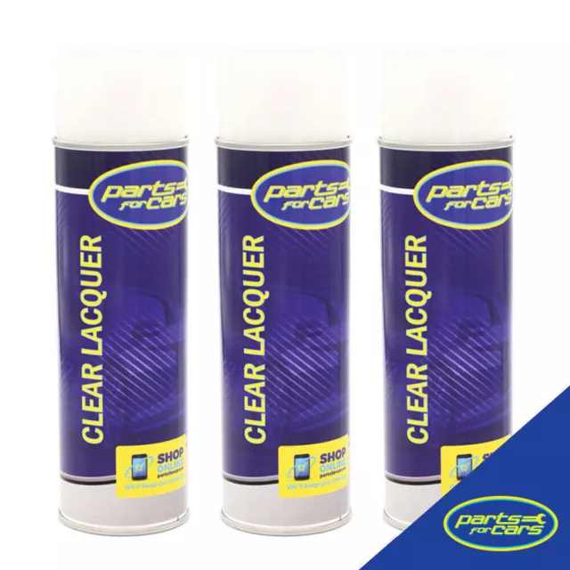 3x Barniz Transparente Spray Barniz Transparente de Alta Calidad Pintura en...