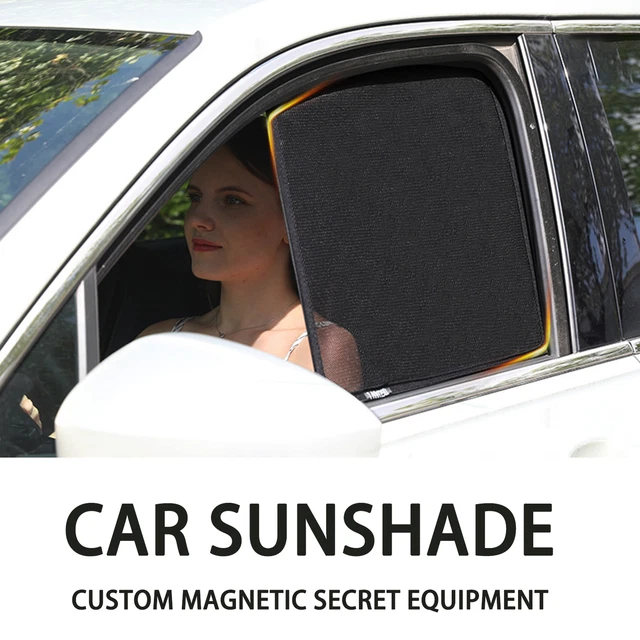 4Pcs Vehicle Window Sun Shield Unobstructed Sight Anti-sun UV Protection Window