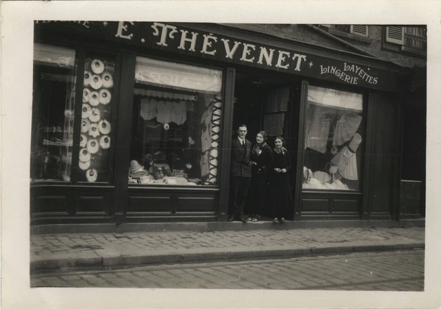 Photo Ancienne épicerie Corbière – Devanture Magasin, Tirage Argentique, France