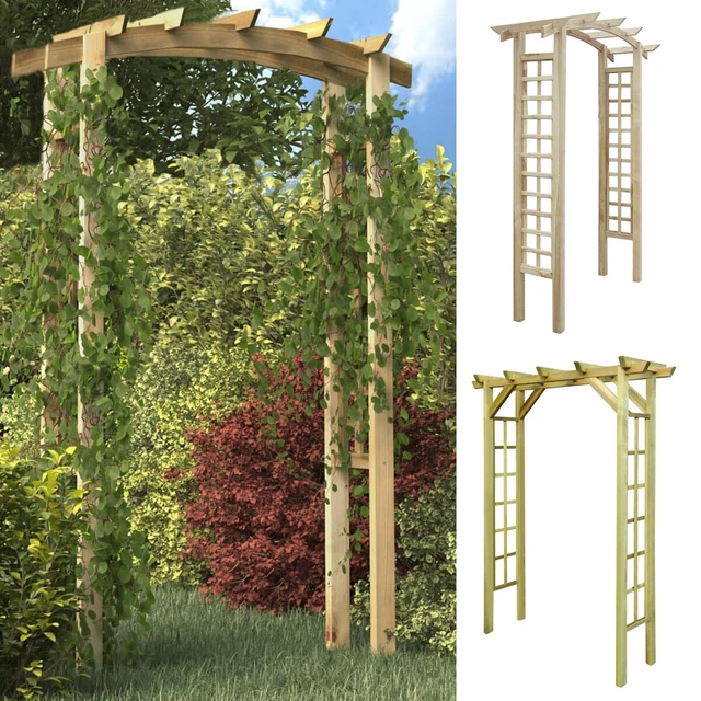 ROSENBOGEN PERGOLA GARTENBOGEN Torbogen Rankhilfe Spalierbogen Holz