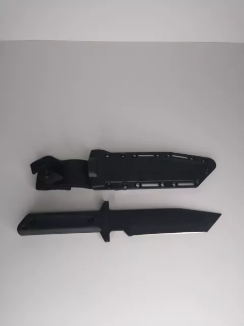 COLD STEEL G.I. Tanto Fixed Blade Combat Knife With Sheath 1055 Carbon ...
