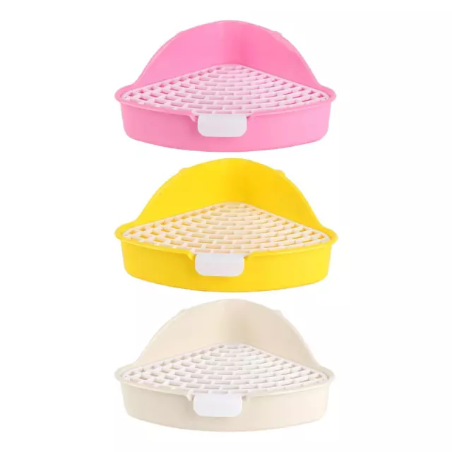 Triangle Medium Lapin Litière Pet  pour Hamster Bunny Cage