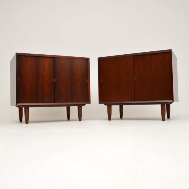 Pair of Danish Vintage Rosewood Side Cabinets by Poul Cadovius