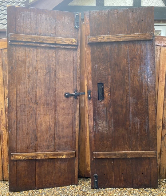 Oak Double Doors French Doors Antique Pair Of Doors Church Doors Gothic 10