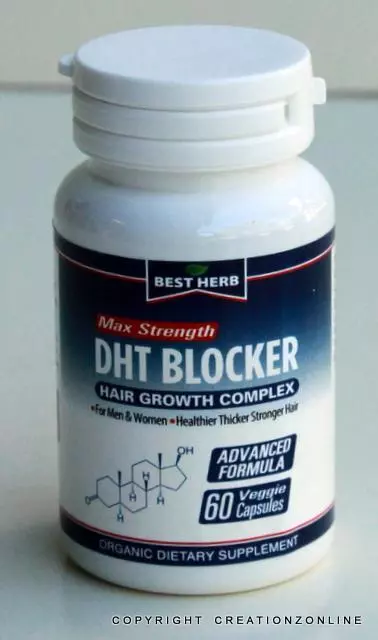 DHT BLOCKER  Max Strength BEST HERB Advanced Hair Growth Complex 60 capsules