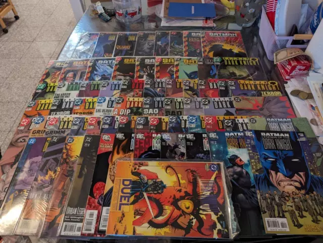Huge lot of 63 DC Comics Batman Legends of the Dark Knight Comic Books