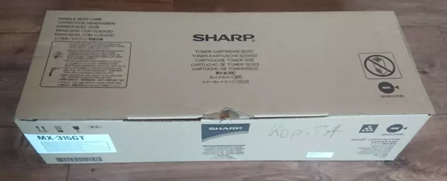 Sharp MX-315GT Tintenkartusche schwarz für Kopierer Drucker neu