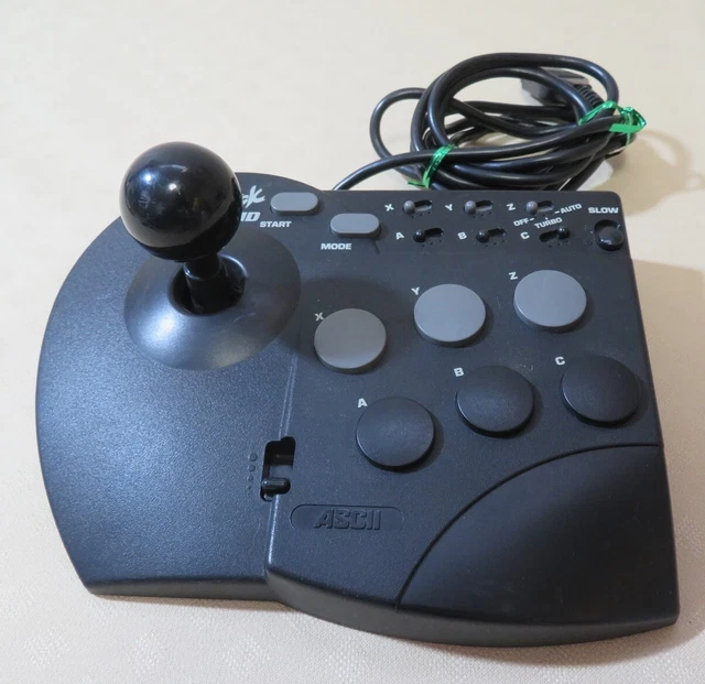 Mega Drive Fighter stick SEGA ASCII controller MD Genesis game megadrive Japan