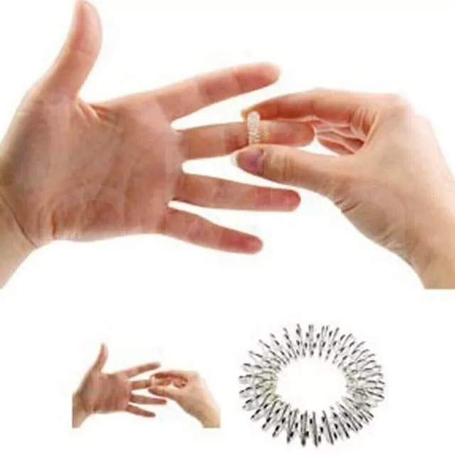 Sujok Sonda Anillos de acupresión Masajeador de dedos Kit de salud Juego... 3