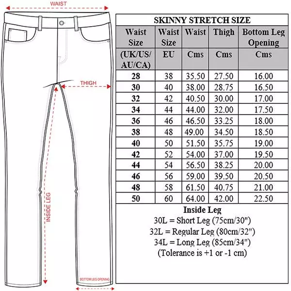 Enzo Mens Jeans Slim Fit Stretch Skinny Denim Trousers Cotton Pants All UK Sizes 2