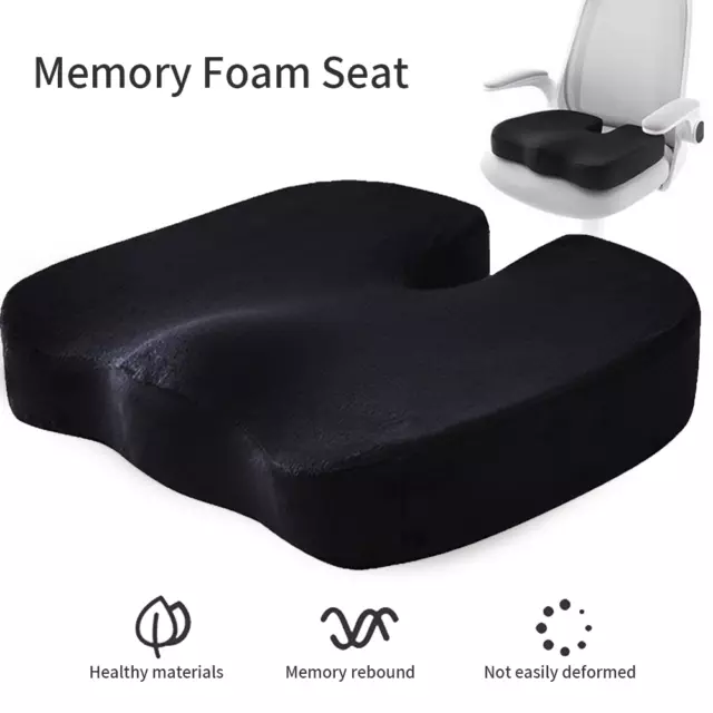 Memory Foam Autositzkissen Fahrer Rückenschmerzen Ischias Relief U Shape Pad