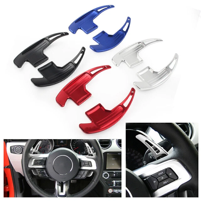 Steering Wheel Shift Paddle Shifter Extension For Ford Mustang 1Pair 2015-2021