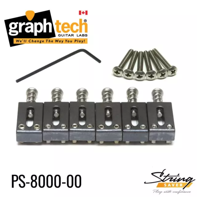 Graph Tech PS-8000-00 Kit sella risparmiatore corde per Strat & Tele