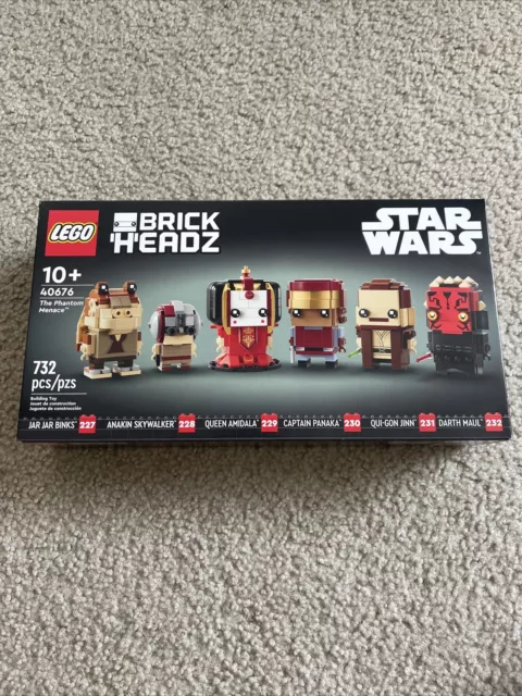 Lego 40676 Star Wars The Phantom Menace Brickheadz  IN HAND READY TO SHIP NEW!