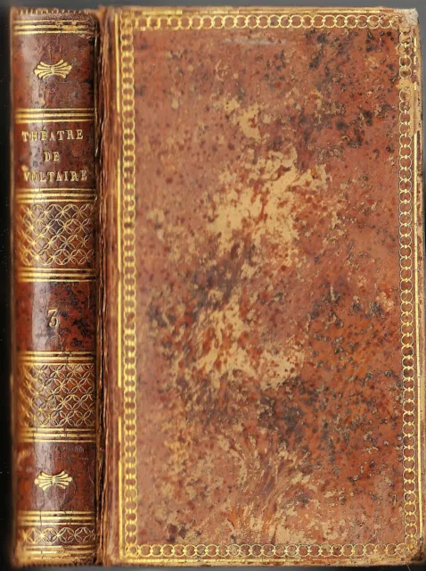 THÉÂTRE de VOLTAIRE Oreste Adélaïde du Guesclin Amélie et Catilina 1782 Tome 3