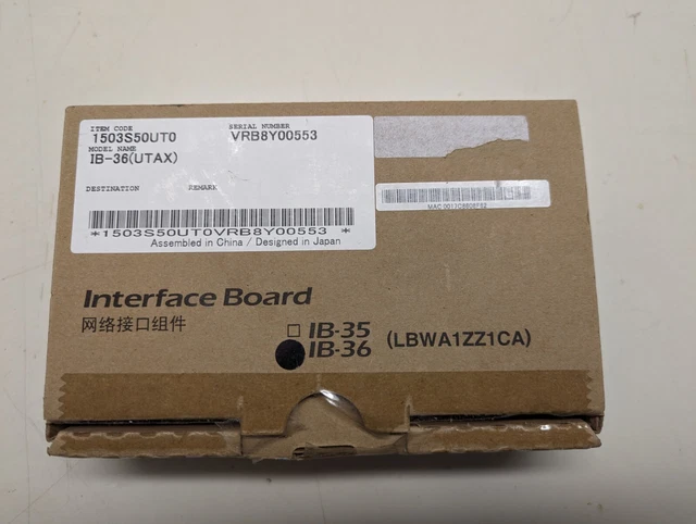 KYOCERA IB-36 WLAN-EINBAUKARTE 802.11b/g/n (1503S50UT0) EUR 49,00 ...