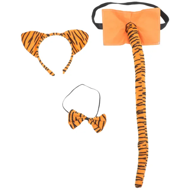 Tiger Ear Headdress Birthday Party Costume Plush Kids Cosplay Child Animal