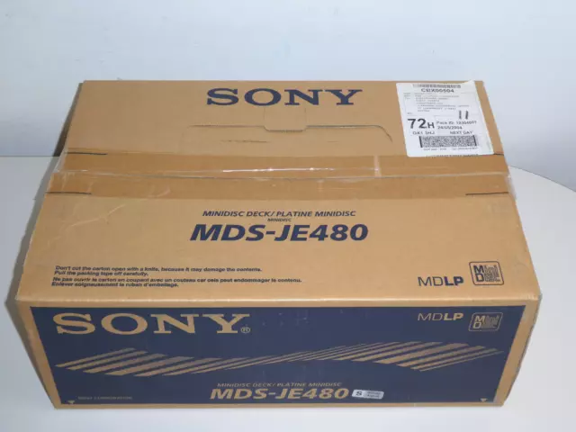 Sony MDS-JE480 MiniDisc Recorder Silber OVP&NEU, 2 Jahre Garantie 2