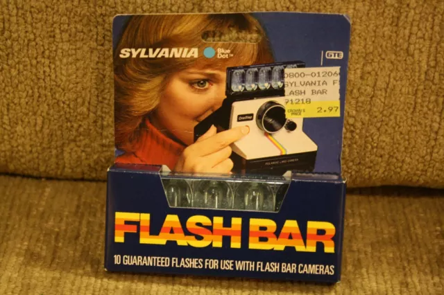 Flash Sylvania 600 (10 bombillas) para Polaroid nuevo stock antiguo