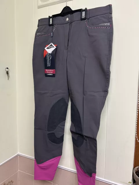Shires Performance Bloomsbury Breeches Grey Size 34