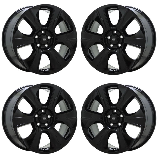 21& LAND ROVER Range Rover Gloss Black wheels rims Factory OEM 72318 ...