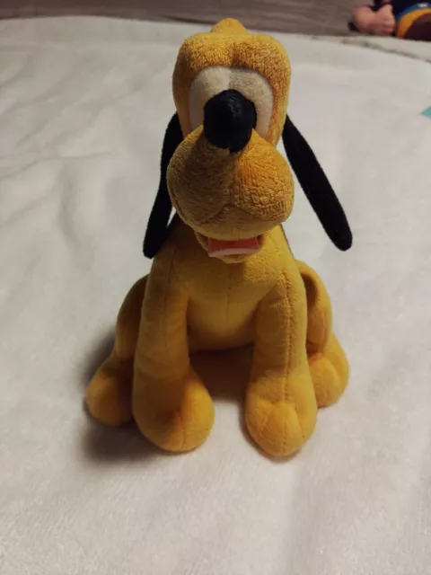 Disney Pluto Plush Toy 8" tall Stuffed Animal