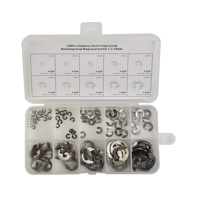Pinces C Circlip Retenue Rondelles 1.5-10 (MM) à Pression Anneau Lot Attaches