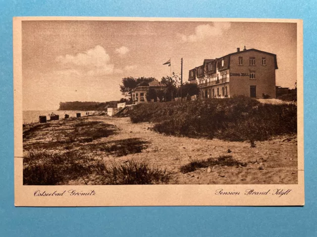 Alte AK von Ostseebad Grömitz, Pension Strand - Idyll, Dahme,  nicht gelaufen