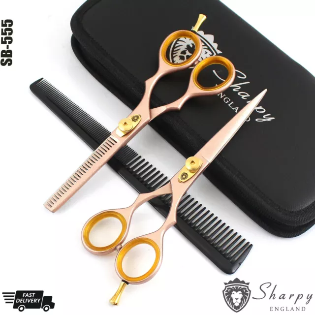 6” Professional Hair Cutting & Thinning Scissors Shears Hairdressing Set_Salon