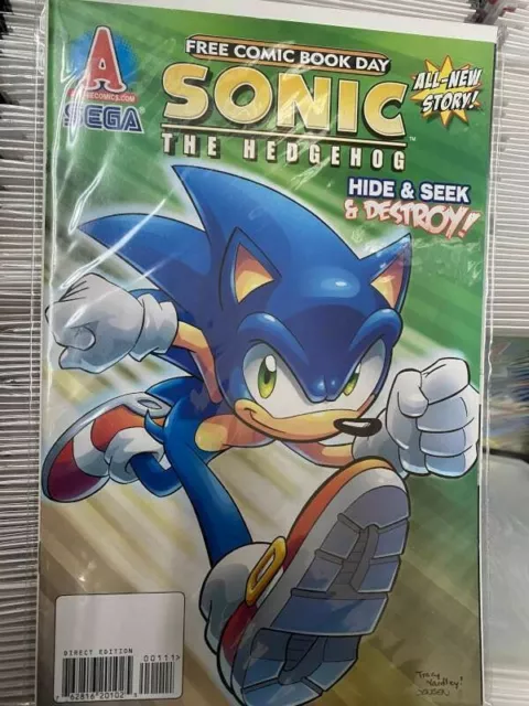 Lot of 7 Sonic The Hedgehog FREE COMIC BOOK DAY Comics FCBD  NM