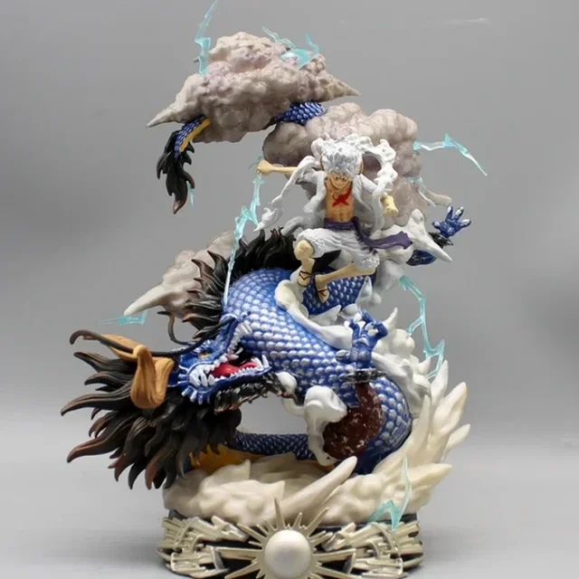 ONE PIECE LUFFY Gear 5 Nika Vs Kaido Anime Figure Action Figurine