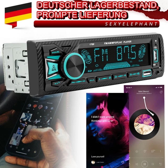 1-din bluetooth autoradio Ford ka 1996 - 2008 met usb ingang en frame
