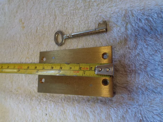 Solid Brass Till/ Cupboard Lock - A