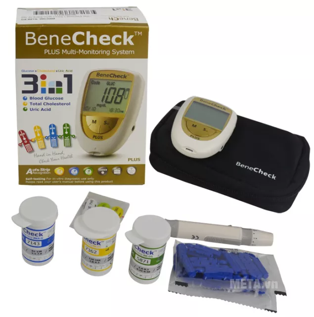 Benecheck/Pempa PLUS Multi Monitoring System (Cholesterol / Glucose / Urid acid)