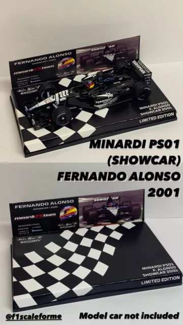 [Fondo F1 Minichamps] /2001 / Fernando Alonso  [Minardi Ps01 / Showcar] / 1:43