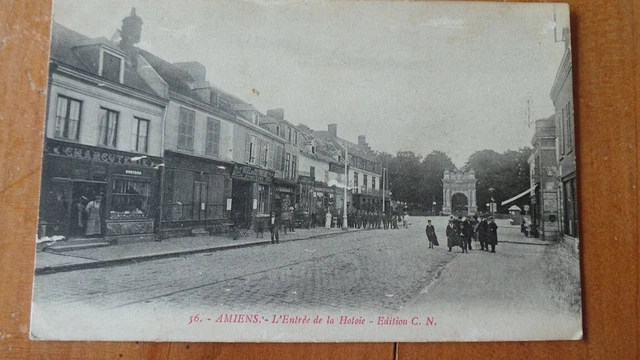 Carte Postale Ancienne Amiens (80) - Rue François Delavigne En 1918 (très Bon état)