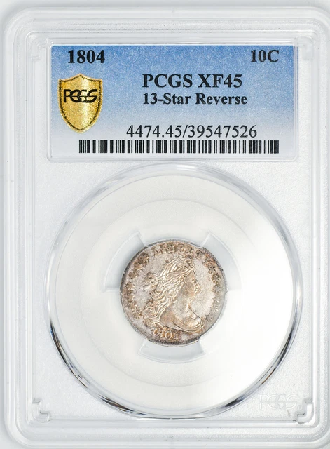 1804 Draped Bust 10C Pcgs Xf 45