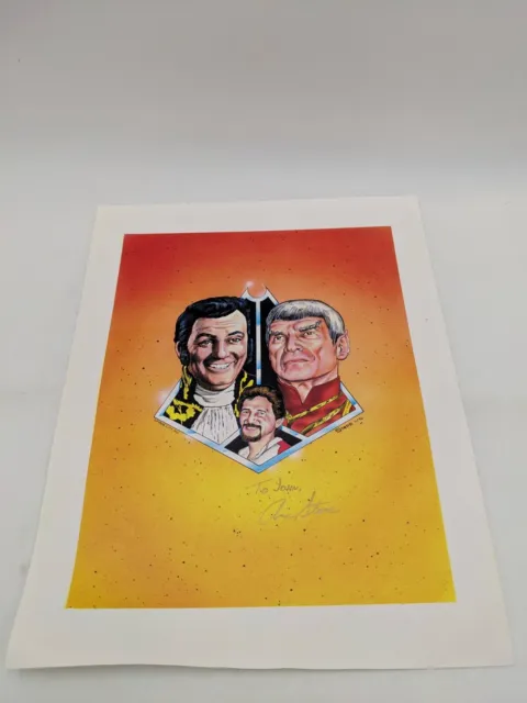 Star Trek Kansas City Con Print Thin 8.5x11 Paper Artist Signed Arnie Starr