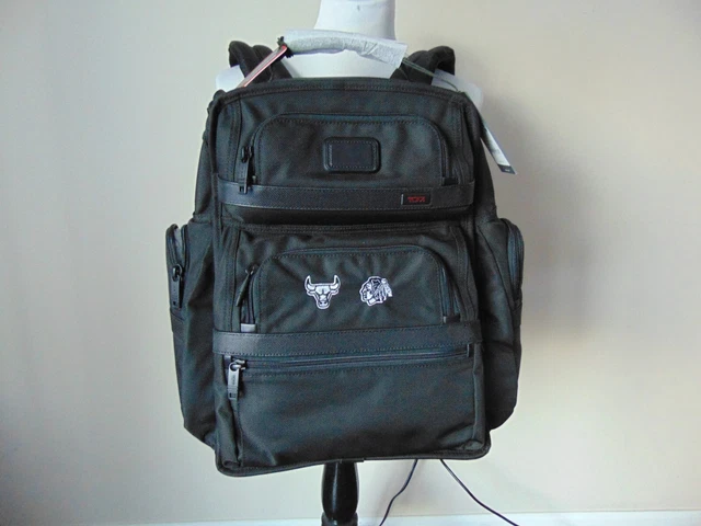 Tumi Alpha2 T-Pass Buisness Class Brief Pack Bull Blackhawks Backpack Nwt