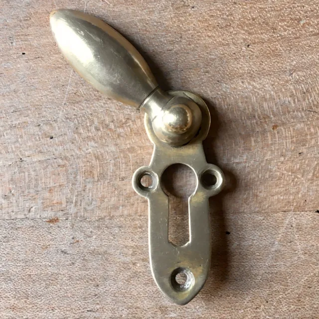 Antique Escutcheon Keyhole Brass Vintage Door Hardware Victorian Old
