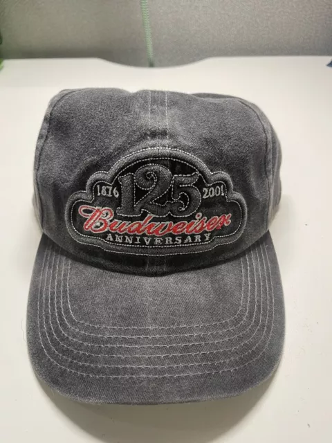 Budweiser 125th Anniversary 1876-2001 Limited Edition 2630 of 6,000 Hat cap