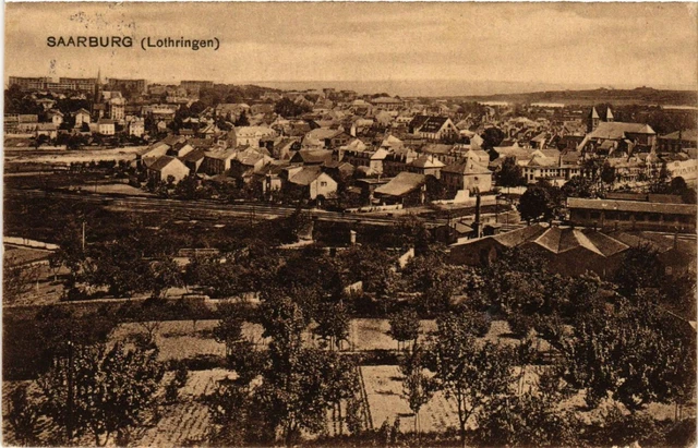 CPA AK SARREBOURG - SAARBURG i. L. - Vue - Panorama (387629)