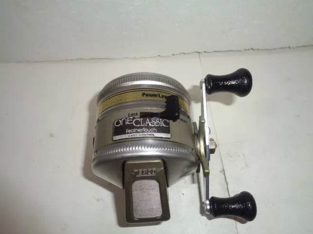 VINTAGE ZEBCO ONE Classic Ball Bearing Spin Cast Fishing Reel Made In USA  $22.99 - PicClick
