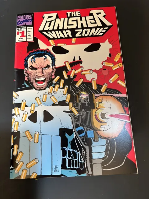 Punisher War Zone #1 1992 FN+ Marvel