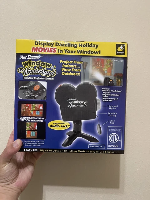 STAR SHOWER WINDOW Wonderland Projector Halloween Christmas Movies Open Box 34.95 PicClick